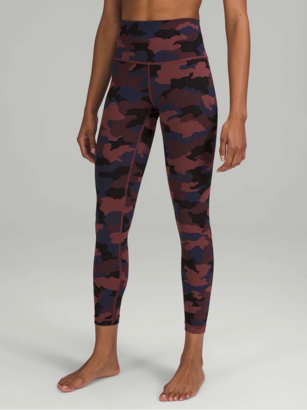 Lululemon Wunder Under High-Rise Tight in
Heritage 365 Camo Smoky Red